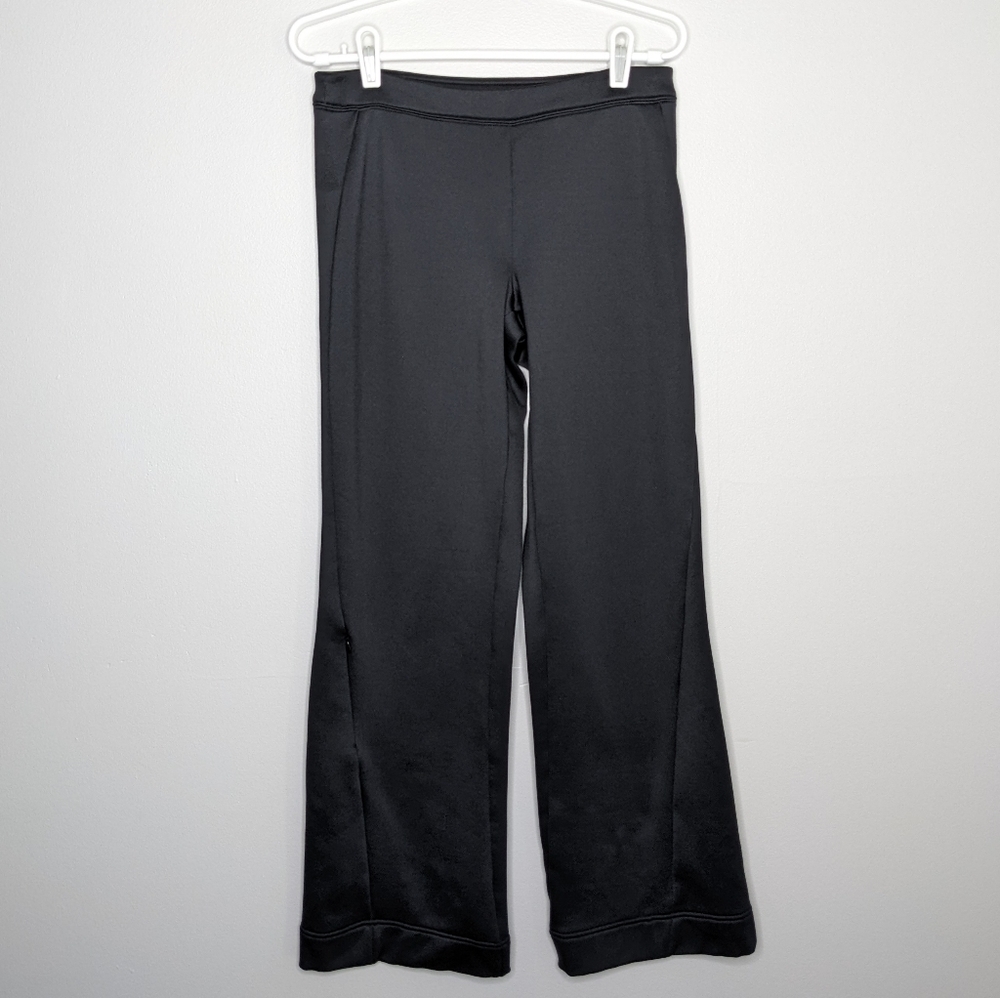 Athleta black wide leg athletic pant S
